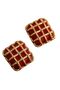 - Nerman 4053 7627 Gold Earrings with Knitted Detail - 6