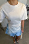 Special Series Asymmetric Lace Blouse - Ecru - 5