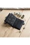 100% Genuine Leather Medium Size Vertical Model Men's Wallet with Coin Compartment - 3