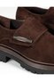 Italian Style Internal and External Natural Suede Men's Shoes 052 Brown T14606 - 6
