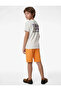 تي شيرت قطني مطبوع بأكمام قصيرة ورقبة دائرية - 3