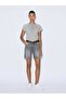 Becky X High Waist Mid Indigo Shorts