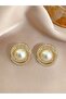 Set of 6 - Faux Pearl Embellished Earrings - 4