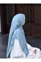 Cotton Organic Modal Scarf-Baby Blue - 2