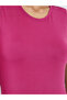 Dark Pink Sleeveless A-Line Maxi Dress - 4