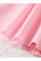 Girls Floral 3D Textured Sleeveless Mesh Dress - 5