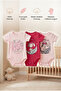 100% Cotton 3-Piece Baby Bodysuit Set – Long Sleeves, Soft Texture, Breathable, Gentle on Sensitive Skin - 5