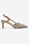 Elodie Beige Stone Women's Thin Heeled Evening Dress Shoes - 4