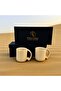 Handmade Ceramic Ball Mug Set – Set of 2, 300ml Each, Ivory, 10 x 8 cm, Minimalist Design, Artisan Craftsmanship, Gift-Ready Box