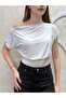 Women's Sandy Fabric Lace Detailed Blouse 208 - 2