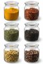 Glass Jar with Glass Lid 1100 ml (6 Pieces) – Storage Jar Set with Lids, 19X10 Cm, Dry Food/Spice Jar - 4