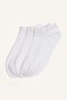 Women's Seamless 3-Piece Bamboo Booties Socks H6695Axns