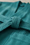 Unisex 100% Cotton Pique Bathrobe |   Spa and Bath Robe |   Lightweight & High Absorbency - 3