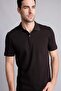 Cotton Slim Fit Polo Collar Pique Short Sleeve Polo T-Shirt T5259Az26Sm