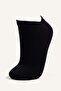 Women's Seamless 3-Piece Bamboo Booties Socks H6695Axns - 2