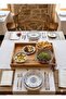 Wooden Service Tray with Handles - 3