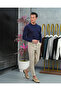 Slim Fit Cotton Lycra Plain Crew Neck Knitwear Sweater - 2