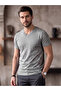 V-Neck Basic T-Shirt (Slim Fit) - 2