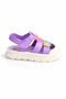(Kids) Non-Slip Sole Children's Sandals Purple - 4