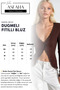 Women's Brown Lace Detailed Buttoned Ribbed Relaxed Cut Blouse - 5