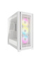 علبة كمبيوتر iCUE 5000D RGB AIRFLOW متوسطة الحجم - باللون الأبيض
