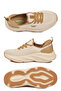 Flexnova g Beige Memory Foam Unisex Sports Shoes - 4