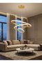 Modern Lighting, Chandelier, Light, Modern chandelier, Gold Color, 60+40+20 cm, Suitable for living room, bed room, kitchen, Adjustable height - 2