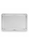 GrandServe Large Stainless Steel Rectangular Tray 41 × 28.5 cm