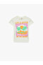 Printed Short Sleeve Crew Neck Cotton T-Shirt - 4