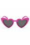 Fuchsia Pink Retro Heart Glasses – 80S 90S Style Party Glasses - 2