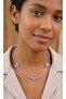 Lila Minimalist Beaded Bow Necklace