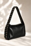 Novera Women's Shoulder Bag with Metal Accessories