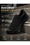 Artselyun Black Knitwear Laceless Breathable Sports Shoes - Lightweight Sole Casual Walking Men's Shoes - 4