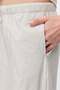 Women's Comfortable Cut Pants with Front Seam Detail - 7