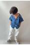 Blue Hawaiian Shirt & White Pants Set - 2