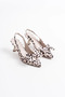 Beige Leopard Bowknot Kitten Heel Slingback Women's Shoes Fs08Ms24E - 4