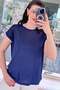 Sim Garnili Mercerized Knitwear Blouse 6Y057