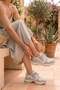 Ni̇chelle Original Kri̇stebell Imported Special Series Women's Sneakers Gray