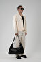 Trend Biz Oversize Blazer Linen Bottom Top Men's Suit - 3