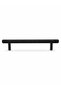 586/160/16 Black Serrated Metal Handle 160 mm – Modern Cabinet Drawer Handle Pack of 5 - 4