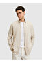 Beige Regular Fit Long Sleeve Shirt 50319198-Vr011