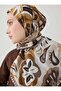 Oil Green Shawl Patterned Soft Scarf - - 4