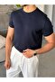 Basic Knitted Tricot M-Dark Blue