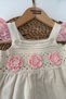 My Little One's Knitted Flowers Detailed Knitted Flower Detailed Baby Girl Set of 2 - Pink - 3