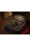 Bronze Vintage Women's Ring Authentic Margazite Worked Stripe Model Adjustable from the Front