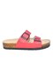 Red Double Buckle Slippers - 2