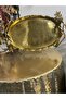 Royal Metal Aluminum Oval Decorative Tray Gold 38X21Cm - 3