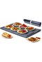 Food Warming Mat with Heat-Resistant Pad 250W, Adjustable Temperature & Timer (50–120°C), Large 65x40cm Buffet Heating Pad for Dining Table, Countertop, Parties, Chafing Dishes - Grey