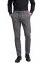 Men's Anthracite Flexible Fabric Slim Fit Elastic Waist Casual Sports Trousers 2601070