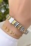 Women's Wristwatch Steel Cord Gold Silver Green Color Gift Bracelet Hms454C2 - 7